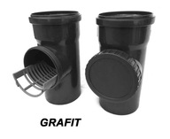 Czyszczak rewizja wyczystka rury spustowej rynny z koszykiem 80-110m