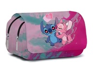 Piórnik dwie kieszenie Stitch