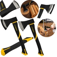 SIEKIERA UNIWERSALNA PORĘCZNA MOCNA ZE STALI WĘGLOWEJ DO RĄBANIA NA ZIME