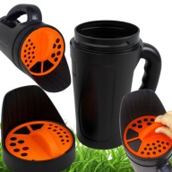 Siewnik ręczny ogrodowy rozsiewacz nasion trawy soli nawozu 2,5L Shark