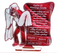 PODZIĘKOWANIA DLA ŚWIADKÓW GRAWEROWANE ŚLUB HIT