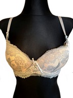 Koronkowy biustonosz stanik delikatny push-up r. 75B