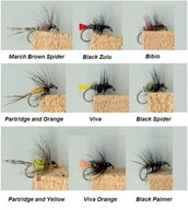 Mokra muszka SKOCZEK - #10;12.14 - kpl. 9 szt.