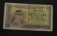 Czechosłowacja - banknot - 50 Koron 1945 rok
