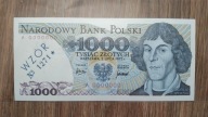 1000 zł 1975 seria A 0000000 WZÓR stan 1/UNC