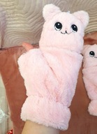 RĘKAWICZKI FUTERKIEM ocieplane wygodne cieplutkie anime animowane KOT KOTY