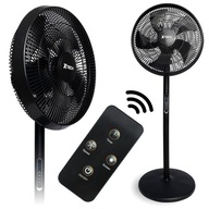 WENTYLATOR STOJĄCY WIATRAK PODŁOGOWY CICHY MOCNY 5 ŁOPATEK XTECH nowoczesny