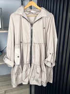 Damski płaszcz płaszczyk kurtka z falbanami Cocomore 40 L oversize 42 44