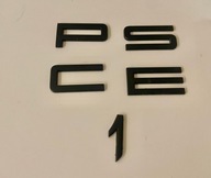 Porsche 911 napis cyfra logo znaczek emblemat czarny mat oryginał