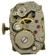 Mały szwajcarski mechanizm do zegarka kieszonkowego.
