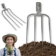 WIDŁY DO OBORNIKA AMERYKAŃSKIE OGRODOWE GOSPODARCZE 4-ZĘBNE BEZ TRZONKA