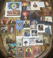 OBRAZKI ŚWIĘTE ŚWIĘCI MB PAN JEZUS BŁ. - 30 SZT