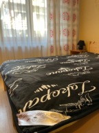 Koc 100% z wełny Merino i polaru (155x200cm)