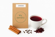 HERBATA ZIMOWA OWOCOWA 80g Świąteczna Hibiskus Cynamon Goździki w torebkach