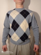 Pringle Of Scotland Golf Argyle WOOL SZETLAND L/XL