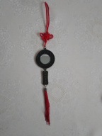 Lustro Bagua - Chińskie lustro Feng Shui Bagua z chińskim frędzlem