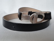 PAUL HARRIS pasek skóra węża rozm. S / M