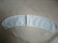 Kołnierzyk dopinany do fartuszka szkolnego