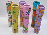 KALEJDOSKOP ZESTAW KOLOROWYCH KALEJDOSKOPÓW DLA DZIECI 6 SZTUK