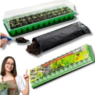 MINI SZKLARNIA SZKLARENKA DOMOWA OGRODOWA NA PARAPET DO WYSIEWU NA BALKON