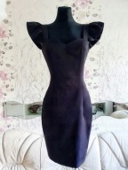 ITALY FASHION sukienka na co dzień minimalizm midi rozmiar XXL elegancka