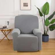 JAOTTO OCHRANIACZ POKROWIEC NA FOTEL 4-częściowy rozciągliwy szary A736