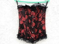 Elegancki gorset zapinany z przodu roz S