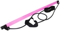 Drążek do jogi Portable Pilates Studio 45 cm różowy
