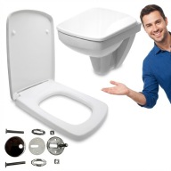 DESKA SEDESOWA WC WOLNOOPADAJĄCA UNIWERSALNA WYPINANA DUROPLAST CERSANIT