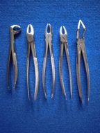 Kleszcze stomatologiczne - zestaw 5 szt