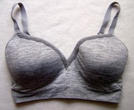 BIUSTONOSZ SPORTOWY DAMSKI MELANŻ GREY L GEORGE