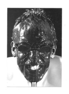 Pocztówka - Pływak i portret z uśmiechem czekoladowym