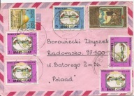 IRAK -koperta -znaczki obieg RADOMSKO -1981 rok