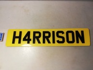 TABLICA REJESTRACJA H4RRISON
