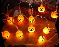 Girlanda LED – dynie 10 diod na Halloween