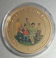 Wyspy Cooka 1 dolar, 2007r. Portret rodzinny BCM