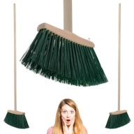 Szczotka Miotła Do Zamiatania Gospodarcza Ogrodowa Zmiotka Na Kiju