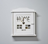 Drewniany Domek na Klucze Szafka Wieszak