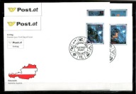 A56069)Austria: FDC 2551 - 2554, Znaki Zodiaku