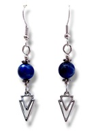 027 Kolczyki Lapis Lazuli czakra Trzeciego Oka