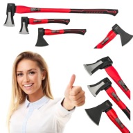 ZESTAW SIEKIER ROZŁUPUJĄCYCH RED TECHNIC 3 SIEKIERY W ZESTAWIE TOPOREK