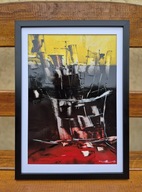 Obraz abstrakcyjny pt. TAJEMNICA IV