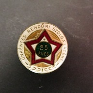 Węgry odznaka 25 lat ochotniczej służby policyjnej