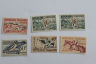 Znaczki Francja Sport z 1953 r b.rzadkie kolekcjonerskie