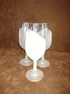 KIELISZKI DO WINA - 17 cm- VINTAGE LATA 90-TE