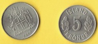 ISLANDIA 5 KRONUR 1980 r.