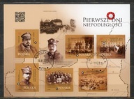 fI 5023-28 Blok 344 - Pierwsze dni niepodległości BLOK 2019