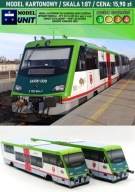 SZYNOBUS SA108-009 PODLASKIE PKP MODEL KARTONOWY SKALA 1:87 ModelUNIT