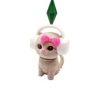 Mem Tańczący kot Dancing Cat The Sims Kot Simsy z Słuchawkami 3D Meme Cat