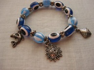 STARA BRANSOLETKA Z OCZAMI PROROKA CHRONIĄCA PRZED ZŁYMI MOCAMI I UROKIEM